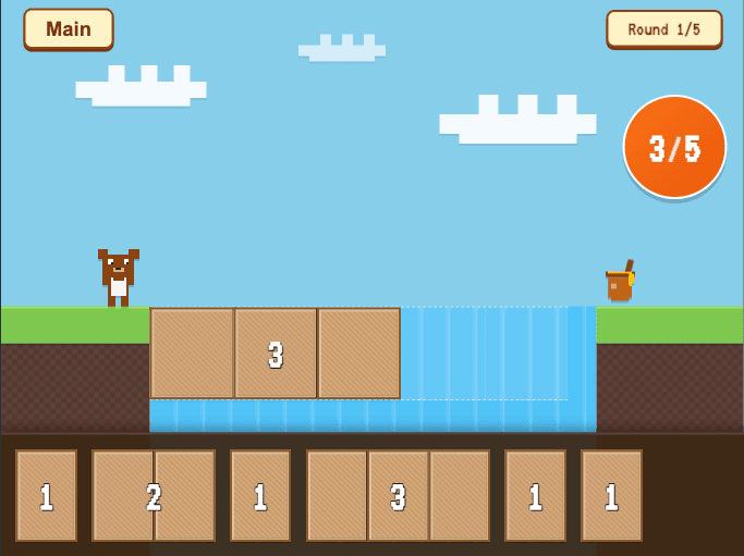 Bridge Builder math game
